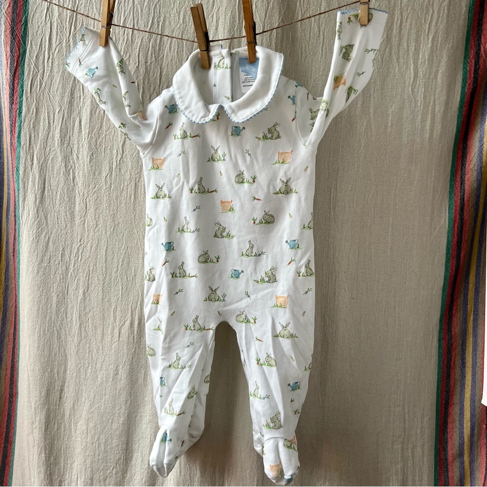 Bella Bliss Spring Bunny Pima Cotton Layette. 12m